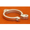 STEERING CLAMP D.54 (WITH BLIND HOLE FOR EXTENSION)