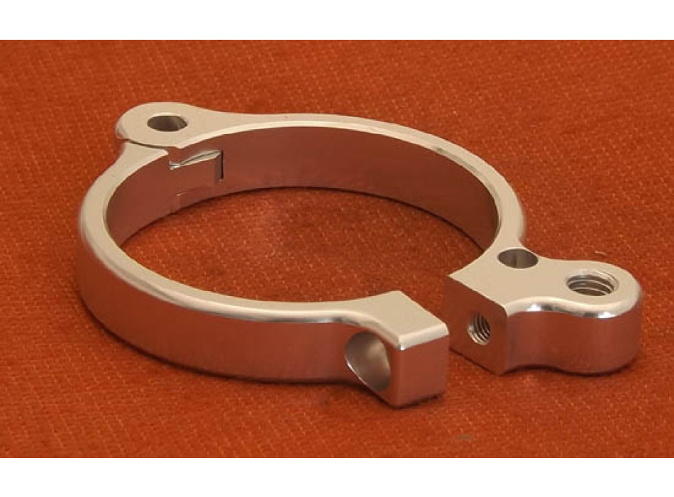 STEERING CLAMP D.56 (WITH BLIND HOLE FOR EXTENSION)