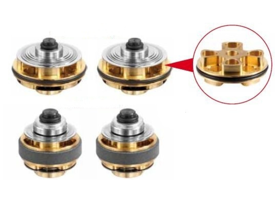 Fork valves kit: rebound-compression pistons/shims/