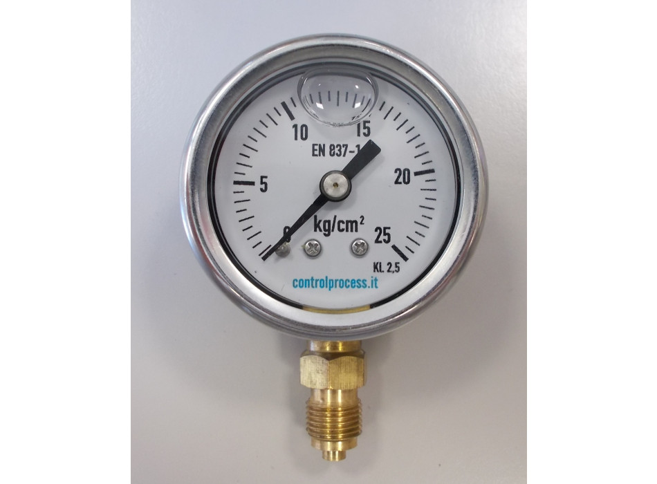 UNIVERSALMANOMETER 0-25 KG/CM 1/8 GAS