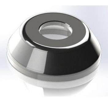 PISTON BASE Ø33.5 - Ø10.1 - H.9.5