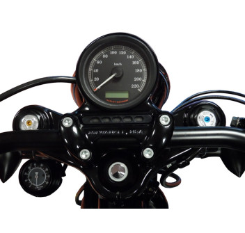 Pressurized cartdrige adjustable: spring preload, Rebound, Compression, without oil, Black ring Lowering to -20mm (suggested oil code 997630 not included)