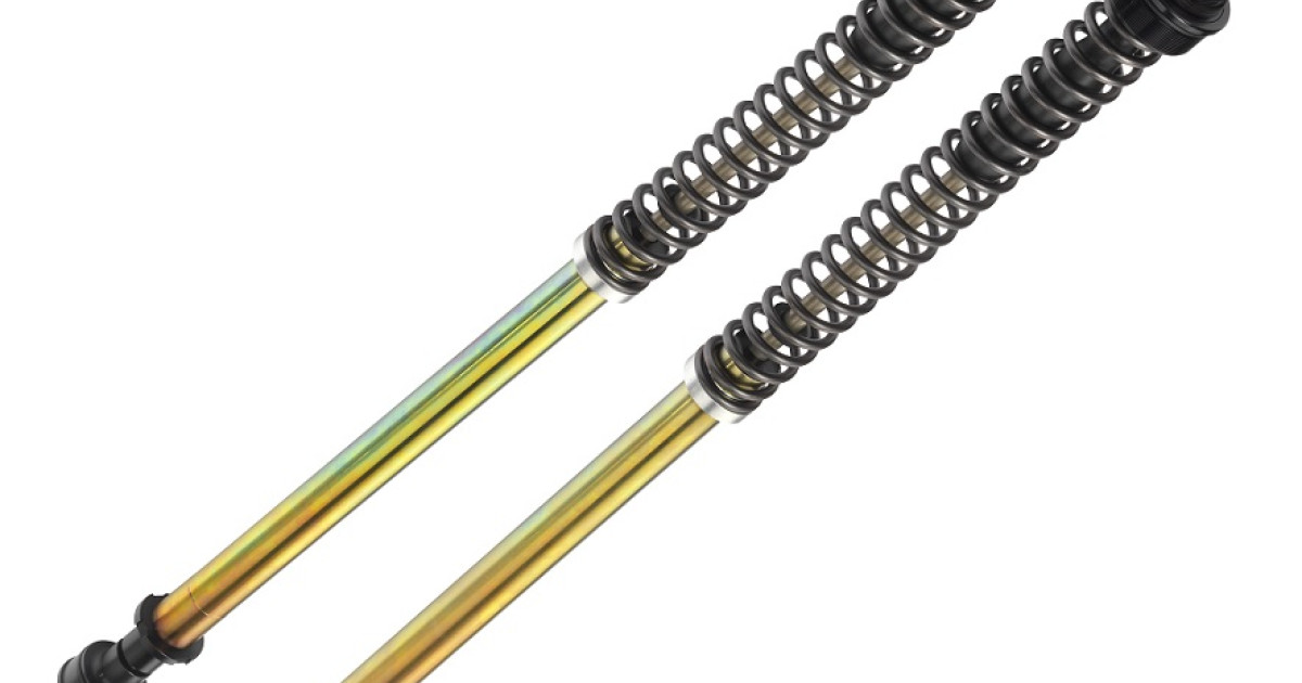 Pressurized cartdrige adjustable: spring preload, Rebound, Compression ...