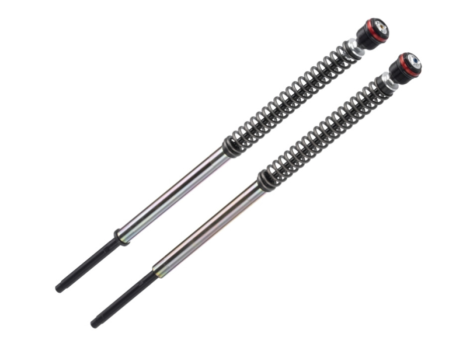 Pressurized cartdrige adjustable: spring preload, Rebound, Compression, without oil, Red ring (suggested oil code 997630 not included)