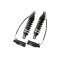 Twinshocks, adjustable: spring preload,rebound, compression length 326mm_12,85 inch DARK EDITION