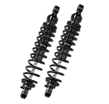 Twinshocks adjustable: spring preload, rebound, length 310mm, DARK EDITION