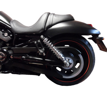 Twinshocks adjustable: spring preload, rebound, length 321mm/12,65Inch, CHROME EDITION