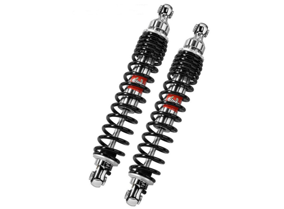 Twinshocks adjustable: spring preload, rebound, length 321mm, CHROME EDITION