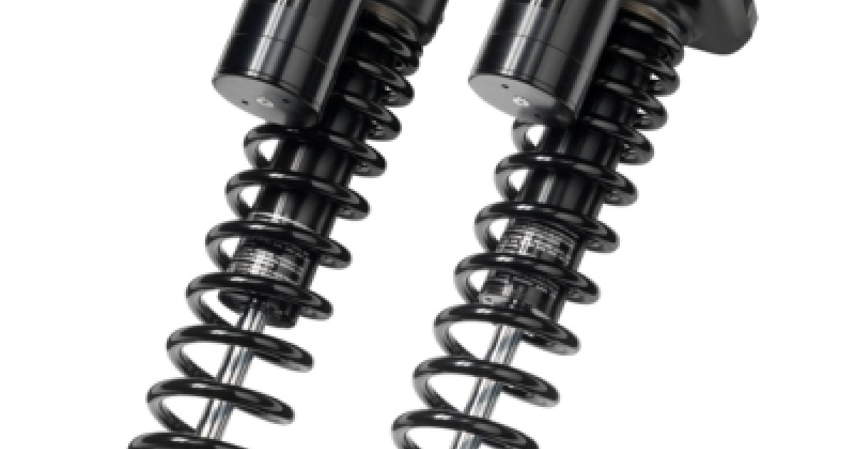 Twinshocks adjustable: spring preload, rebound, compression