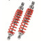 Twinshocks adjustable: spring preload, length 361mm, Red spring