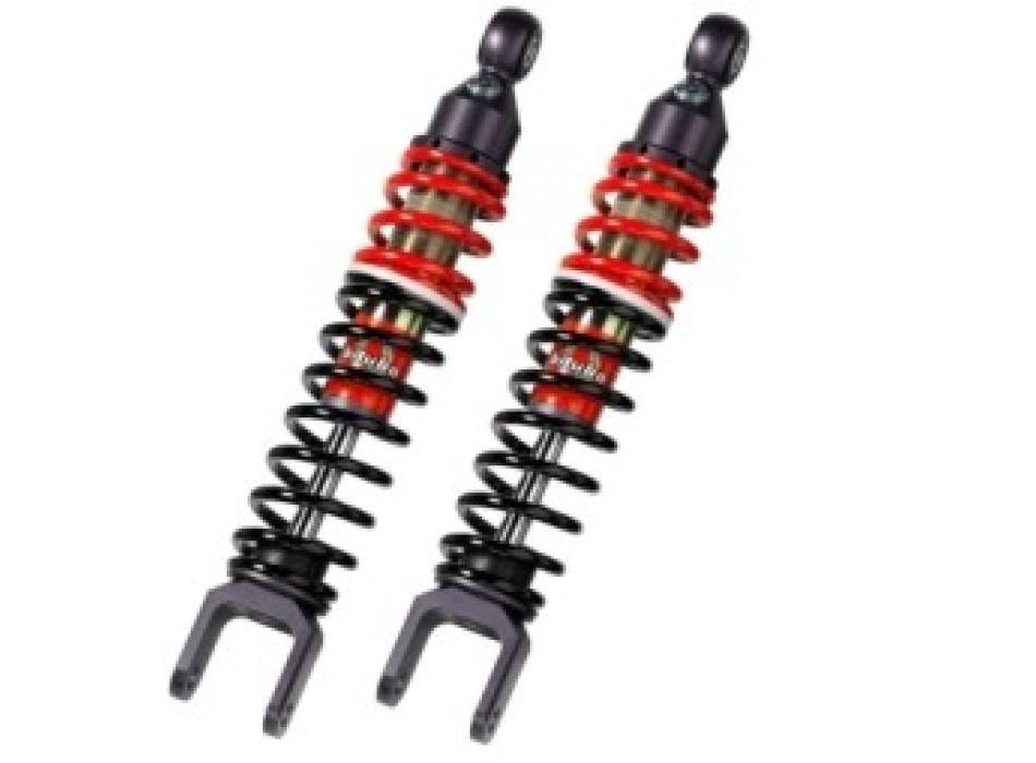 Twinshocks rear adjustable: spring preload, Red and Black springs