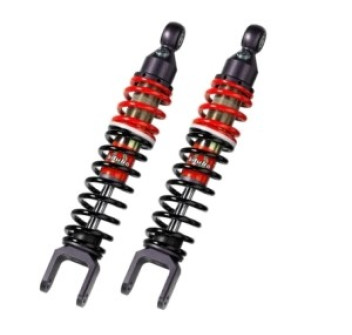 Twinshocks rear adjustable: spring preload, Red and Black springs