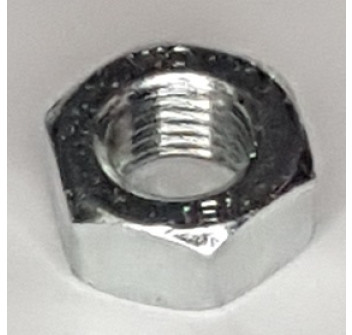 NUT M8X1; h-6.5; Hex8; GALV; DIN934 UNI5588