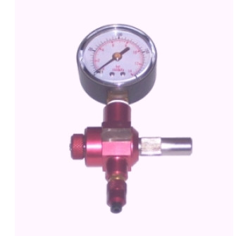 GAS INSERTING TOOL WITH MANOMETER (0-14 Kg/cm)
