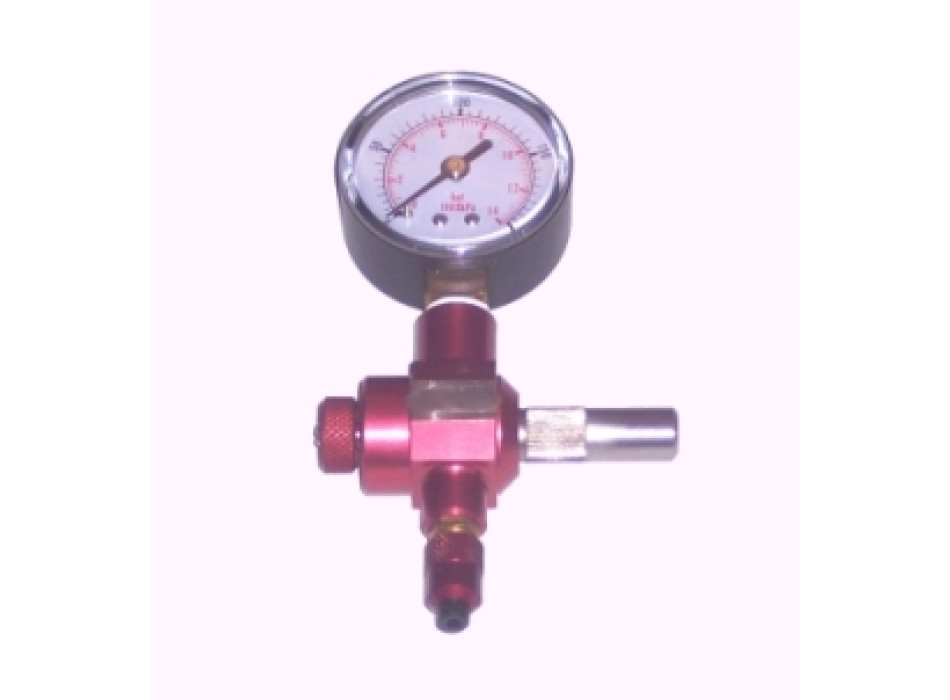 GAS INSERTING TOOL WITH MANOMETER (0-14 Kg/cm)