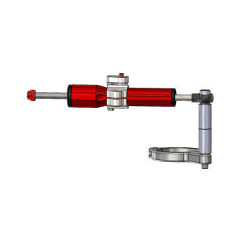 Steering damper kit for racing mounting