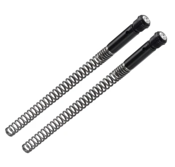 Springs and caps kit adjustable: spring preload, without oil, Black ring, Lowering to -20mm (suggested oil code 997632 not included)