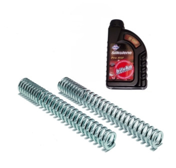 Fork springs kit Progressive + 1 Lt. Oil