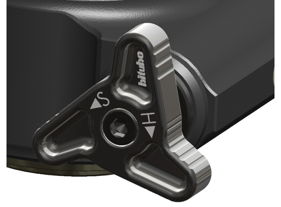 HYDRAULIC PRELOAD BLACK ADJUSTER KNOB