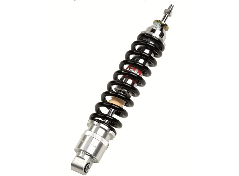 Monoshock adjustable: spring preload, rebound, Black spring