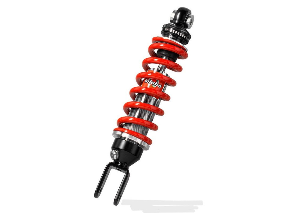 Monoshock adjustable: spring preload, rebound, Red spring