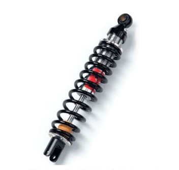 Monoshock adjustable: spring preload, Red spring