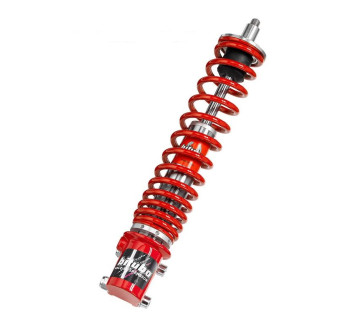 Monoshocks front adjustable: spring preload, Red spring