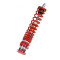 Monoshocks front adjustable: spring preload, Red spring