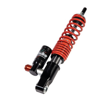 Vespa Front Monoshock adjustable: spring preload, compression, Red spring