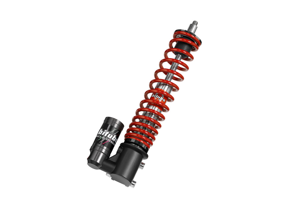 Monoshocks front adjustable: spring preload, Red spring