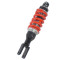 Monoshocks adjustable: spring preload, rebound, length, Red spring