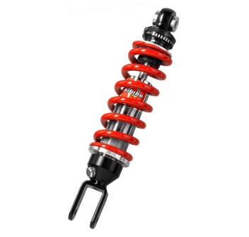 Monoshocks adjustable: spring preload, rebound, Red spring