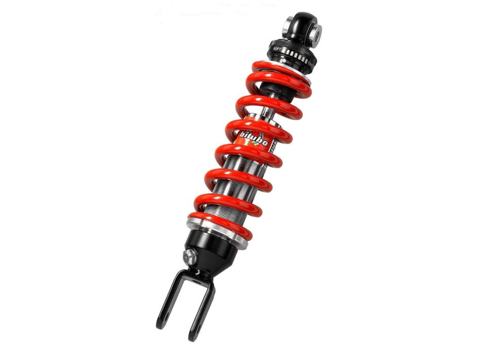 Monoshocks adjustable: spring preload, rebound, Red spring