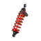 Monoshocks adjustable: hydraulic spring preload, rebound, length, Red spring