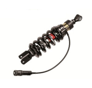 Monoshocks adjustable: hydraulic spring preload, rebound, lenght, Black spring