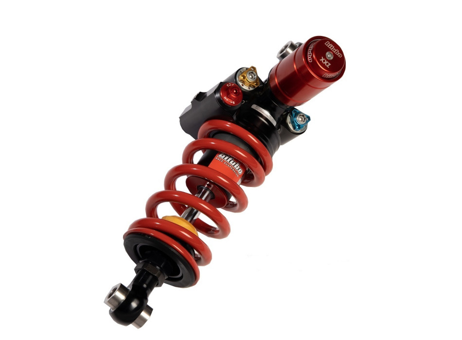 Monoshocks adjustable:Integ.hyd.preload, 2rebound, 2compression, length 296 mm -2.5 +5.5