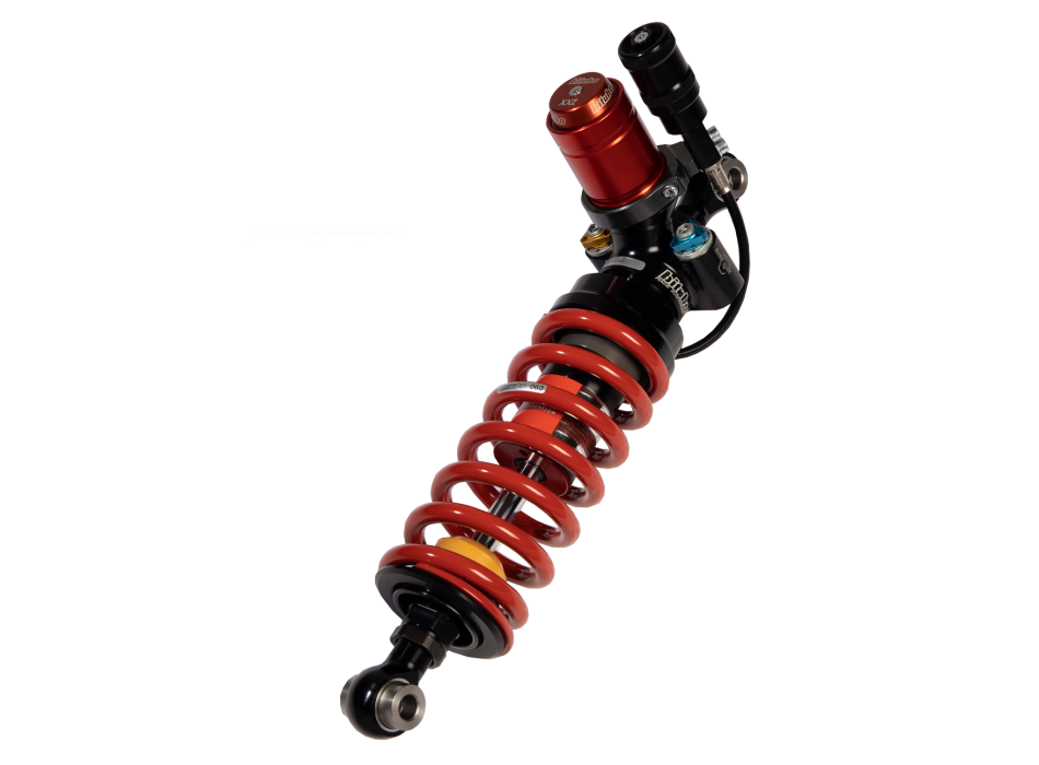 Monoshocks adjustable:hyd.preload, 2rebound, 2compression, length 313 mm -1 +7