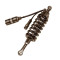 Monoshock adjustable: hydraulic spring preload, rebound, double compression, length, Black spring