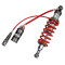 Monoshock adjustable: hydraulic spring preload, rebound, double compression, length, Red spring
