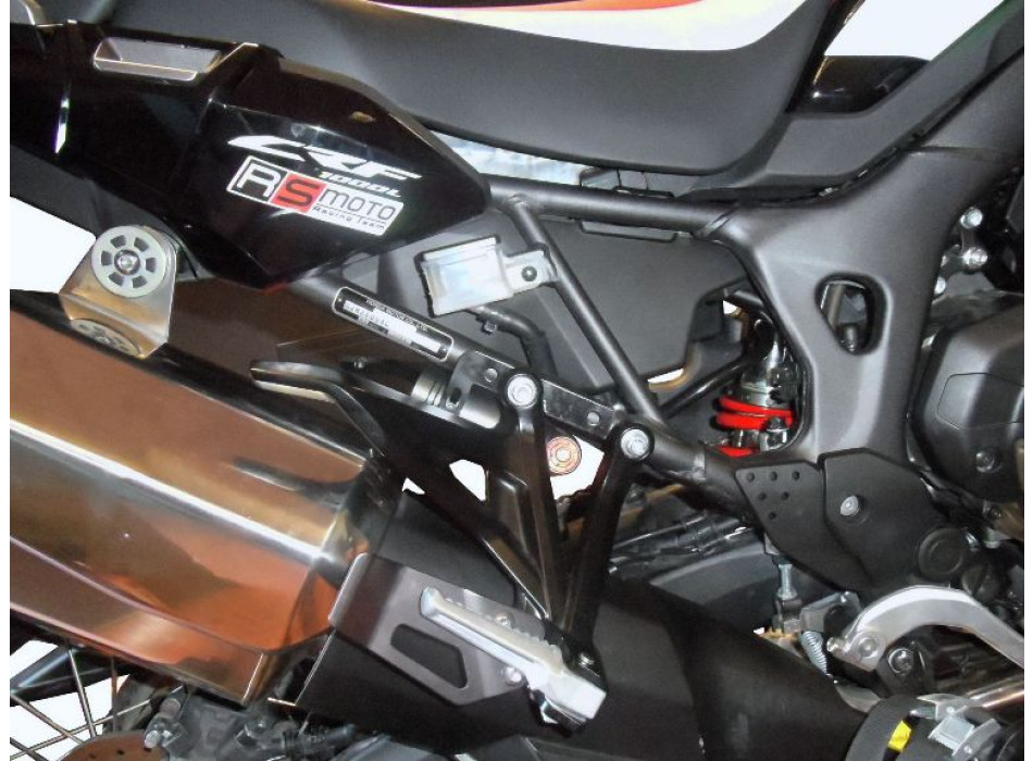 Monoshock adjustable: spring preload, rebound, double compression, length, Red spring
