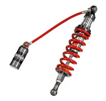Monoshock adjustable: spring preload, rebound, double compression, length, Red spring