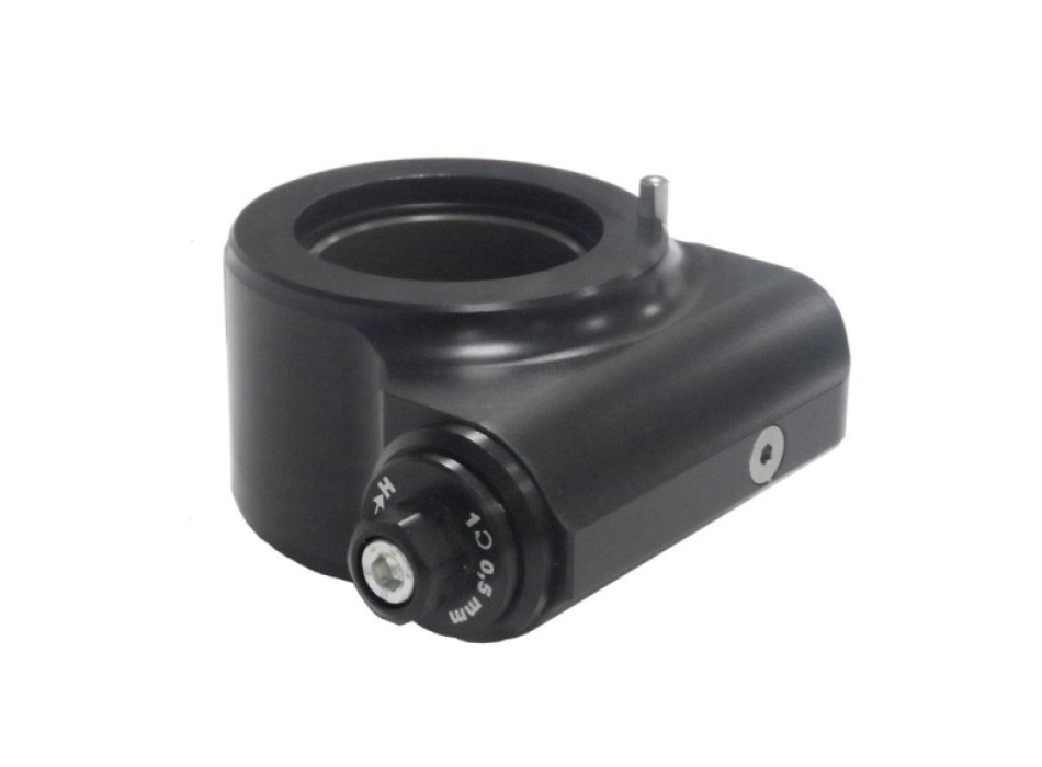 COMPACT HYDRAULIC PRELOAD CONF. CLOCKWISE Ø36 WITH RED KNOB