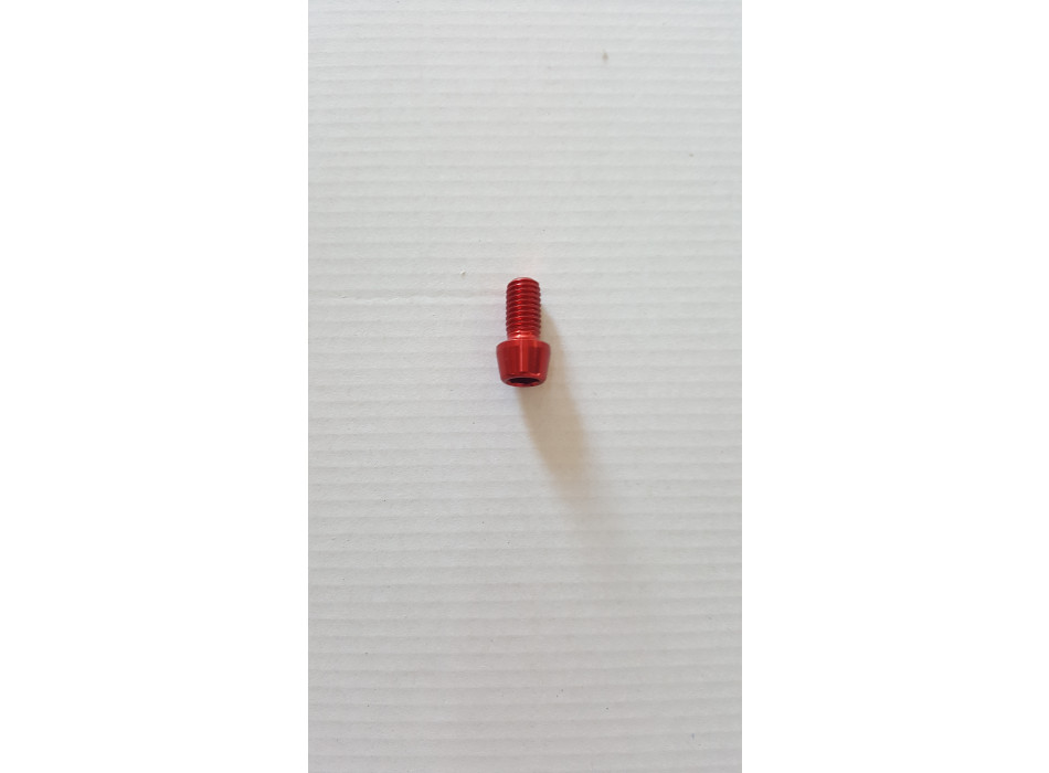 CUSTOM SCREW M8x15 RED ERGAL
