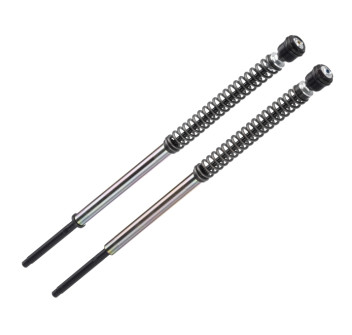 Cartdrige sous pression - Adj : précharge du ressort ; Rebond, Compression ; SANS Huile ; Anneau NOIR. Abaissement à -30mm (huile suggéré ref. 997630 pas inclus)