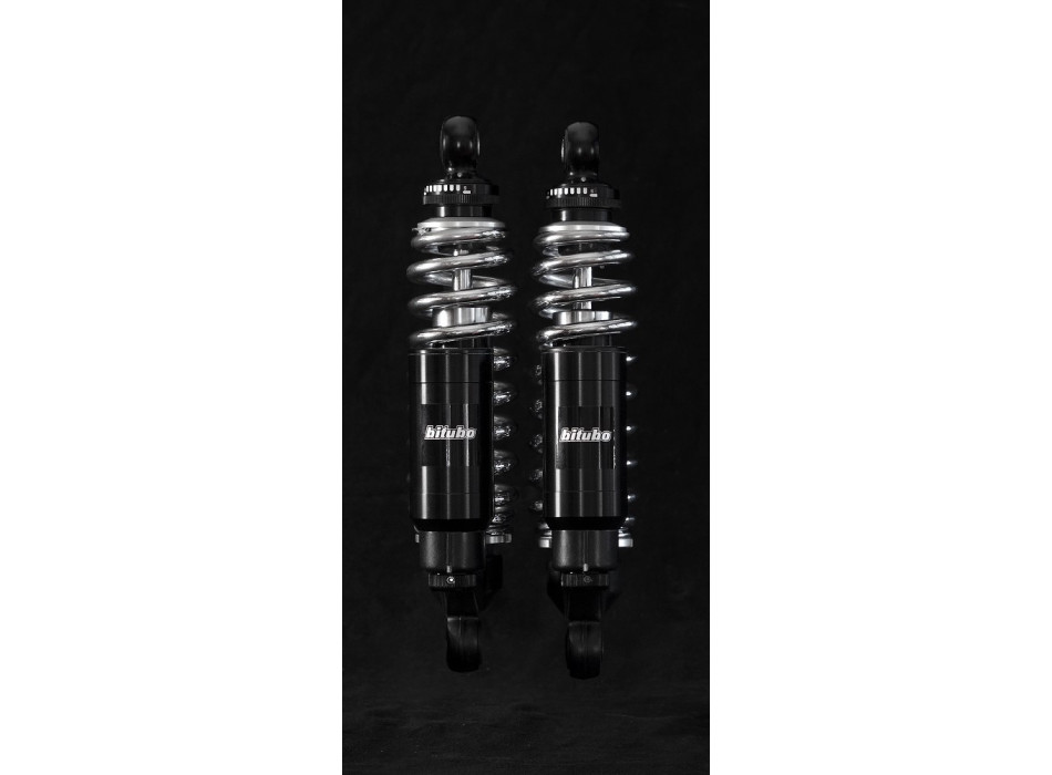 Paire avec réglage_PiggyBack: précharge du ressort, rebond, compression, entraxe 361 mm, CHROME EDITION