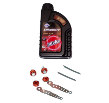 Kit Fourche: piston à compression - détente, lammelles, huile