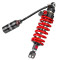 Monoshock avec réglage: précharge du ressort hydraulique, rebond, double compression, entraxe, ressort Rouge