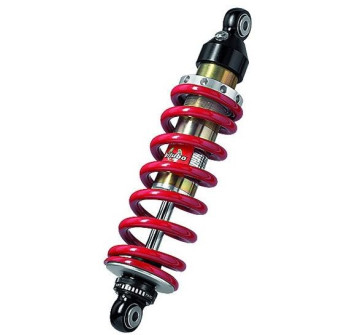 Monoshock avec réglage: précharge du ressort, détente, ressort rouge