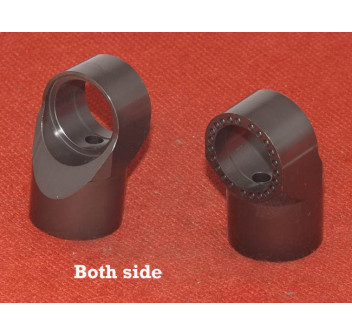 ATTACCO TAPPO 90° INT.33 MOD.F ANODIZZATO ANTRACITE