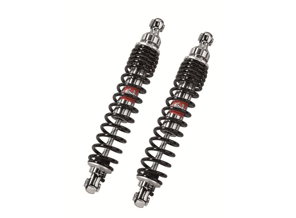 Coppia regolabile: precarico, estensione, interasse 326mm, CHROME EDITION